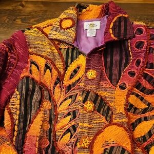 Vintage Sandy Starkman Multicolor  Button Down Jacket
